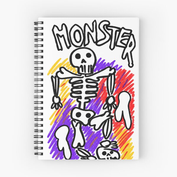 Aperçu de l'œuvre Monstre squelette coloré créée et vendue par blockykidstore.