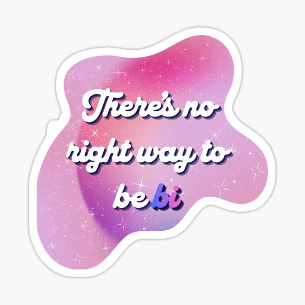 Item preview, Bisexual Affirmation Sticker | Bisexual Pride designed and sold by The Velvet Index.