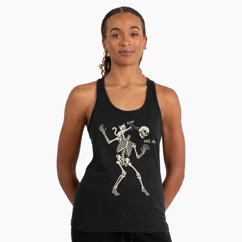 Vista previa del artículo con la obra «Camiseta con espalda nadadora», diseñado y vendido por Fatherday.