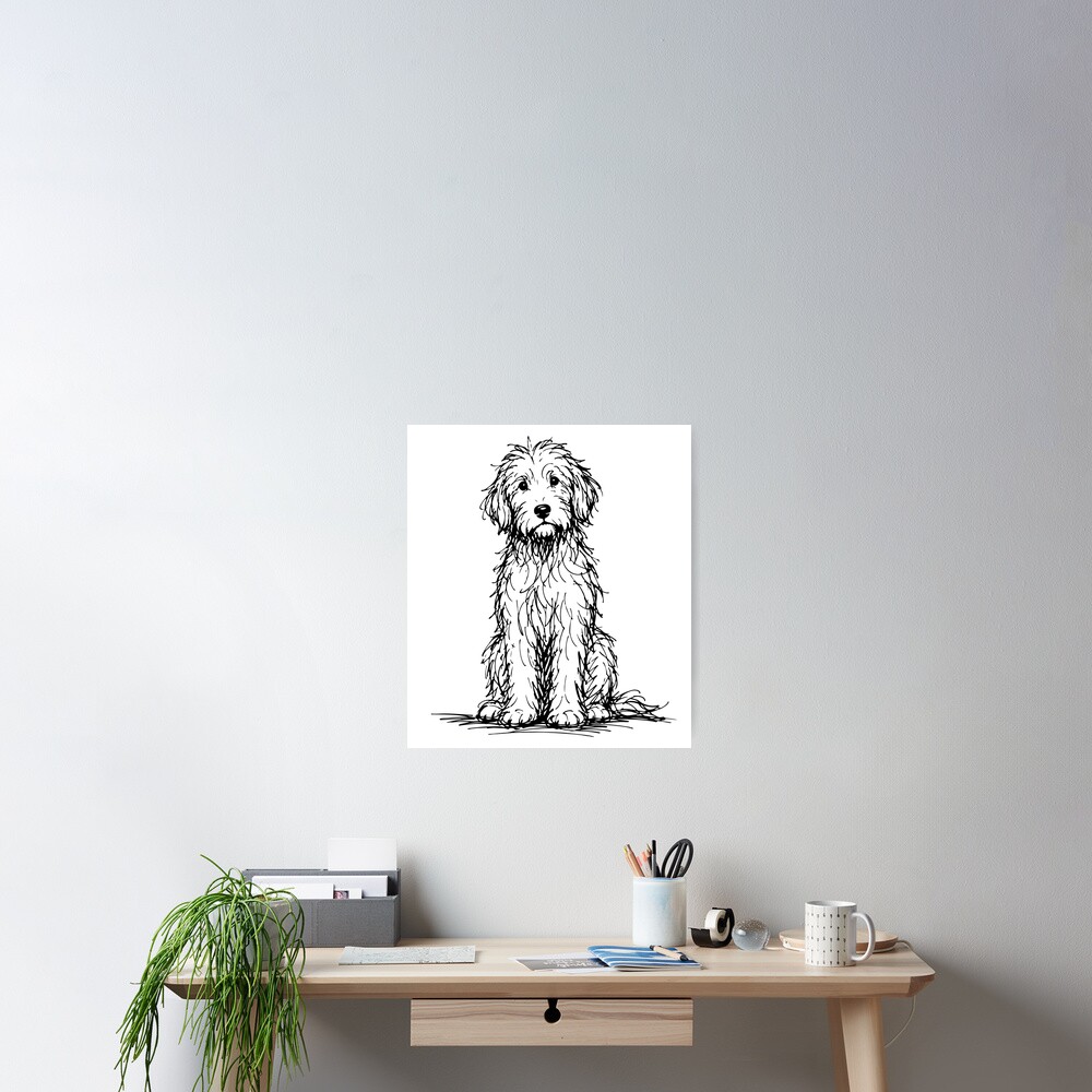 Vista previa del artículo con la obra «Póster», diseñado y vendido por pixiedustpaint.