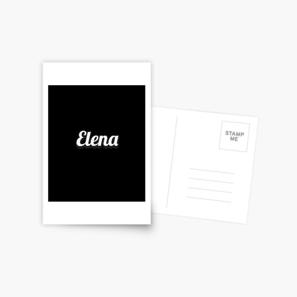 Artikelvorschau, Elena – Personalisierte Namensanpassung – Cooles und lustiges Design für Frauen und Mädchen entworfen und verkauft von Watsonarts.