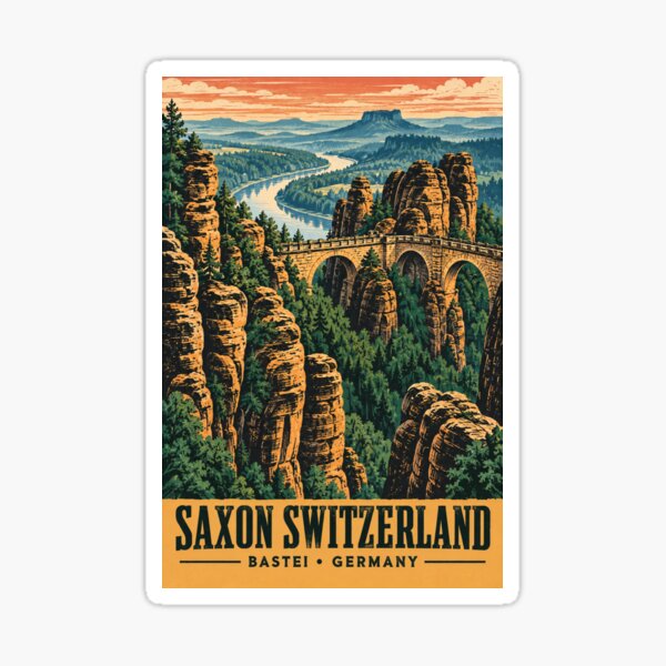 Artikelvorschau, Sächsische Schweiz - Deutschland entworfen und verkauft von GoodOldVintage.
