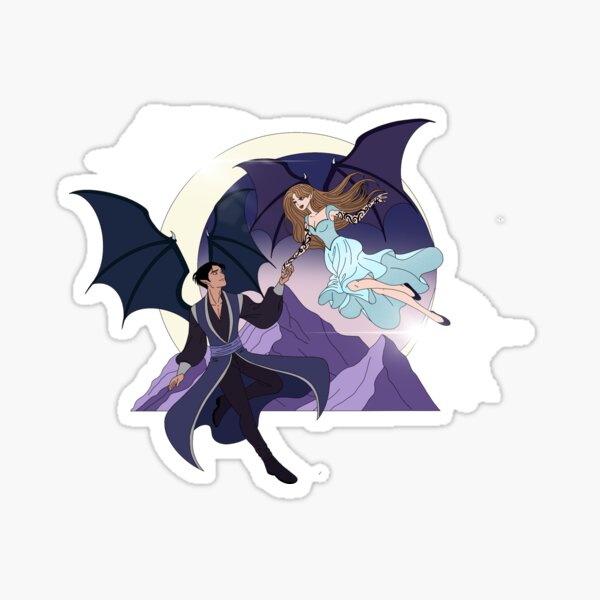 Aperçu de l'œuvre ACOTAR Feyre et Rhys créée et vendue par AmelieLacroix.