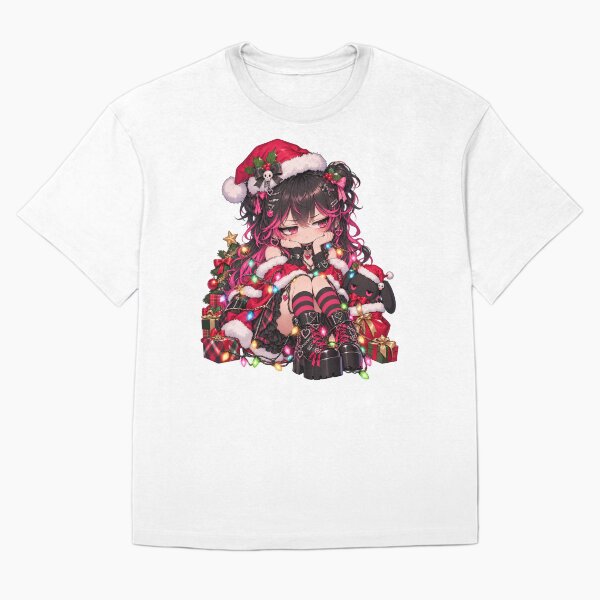 Aperçu de l'œuvre Fêtes forcées – Chibi gothique de Noël ennuyée créée et vendue par Kubbykat.