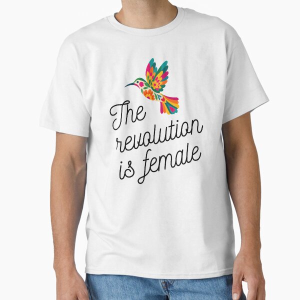 Artikelvorschau, Die Revolution ist weiblich, feministischer Kolibri entworfen und verkauft von Fani*.