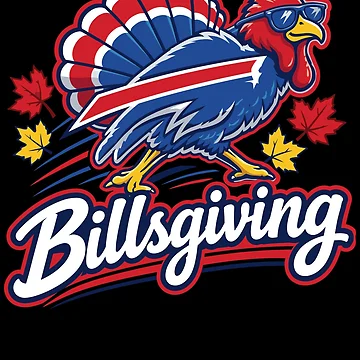 Aperçu de l'œuvre Billsgiving Buffalo Football Thanksgiving Eagle Fan de cerima