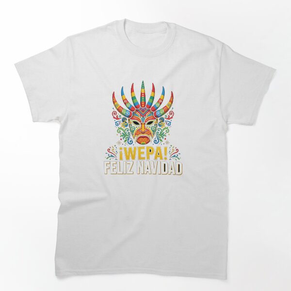Aperçu de l'œuvre "¡WEPA! Feliz Navidad" T-shirt de Noël portoricain | T-shirt de vacances Boricua créée et vendue par BellaDiosa.