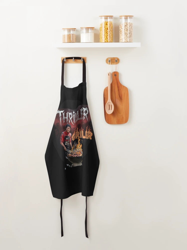 Thumbnail 4 of 6, Apron, THRILLER GRILLER designed and sold by BabaSoti.