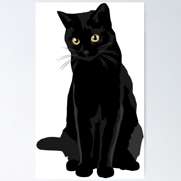 Artikelvorschau, Schwarze Katze entworfen und verkauft von bluhak.