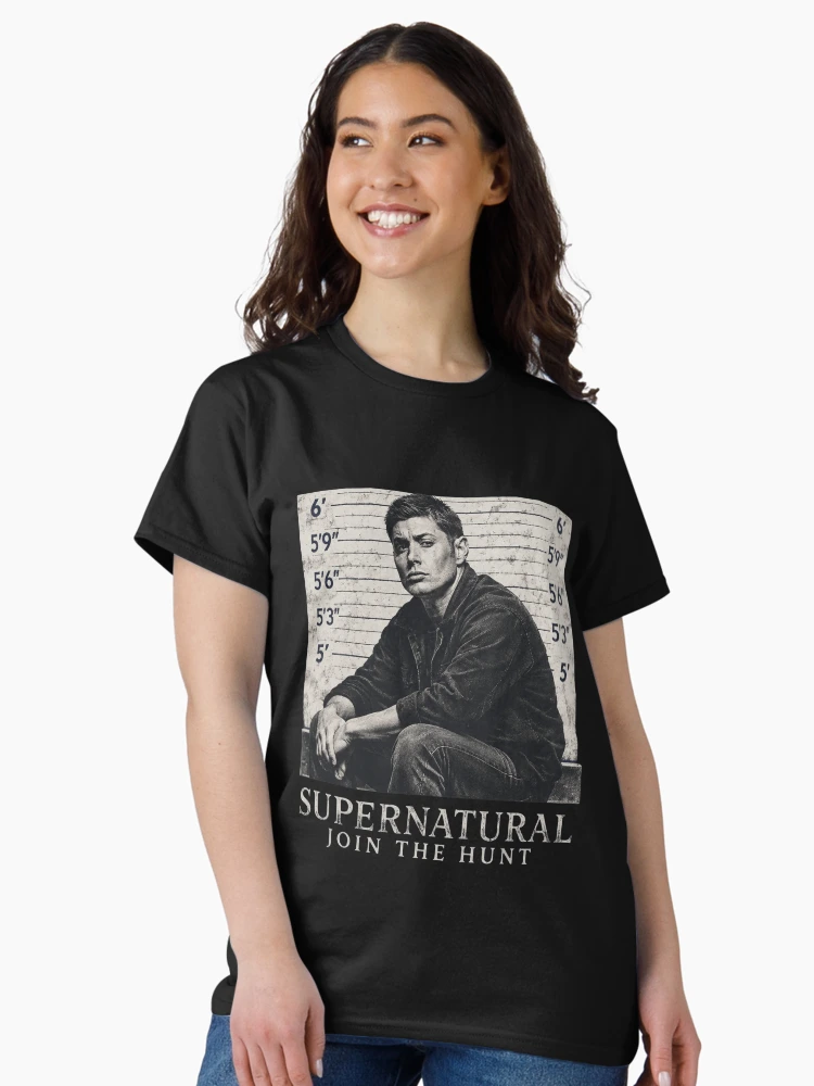 Thumbnail 3 of 7, Classic T-Shirt, Supernatural Mugshot Portrait designed and sold by Rositahicks.