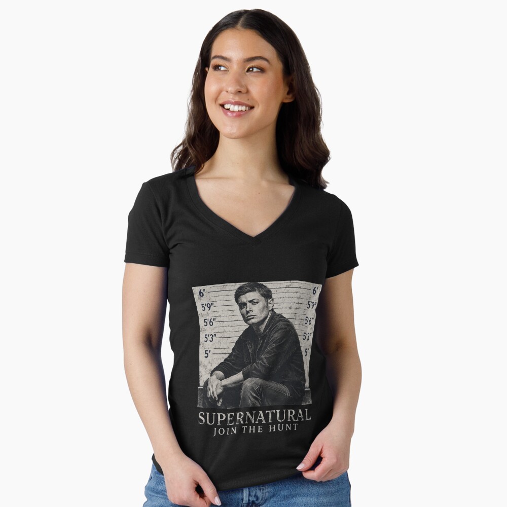 Item preview, Fitted V-Neck T-Shirt designed and sold by Rositahicks.