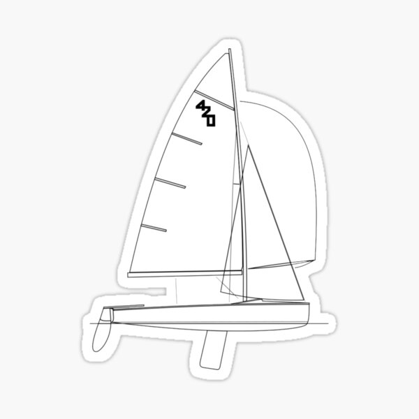 Aperçu de l'œuvre Dériveur à voile 420 créée et vendue par SailWolf--.