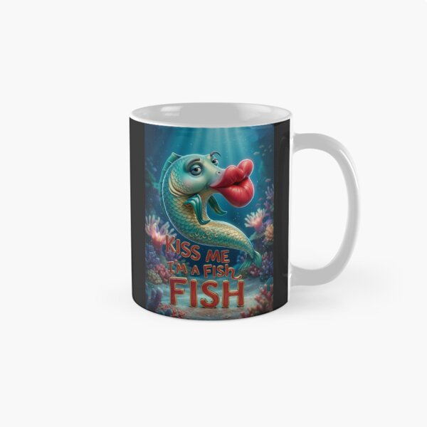 Aperçu de l'œuvre Embrasse le poisson ! créée et vendue par Vintage Designs +.
