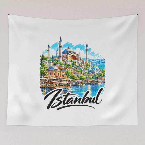 Aperçu de l'œuvre Istanbul, Turquie, Art du voyage créée et vendue par EdwinkOne.