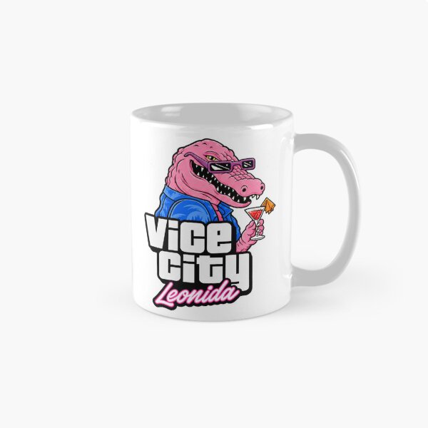 Item preview, Vice City Leonida Cóctel de cocodrilo rosa Arte designed and sold by RideMche.