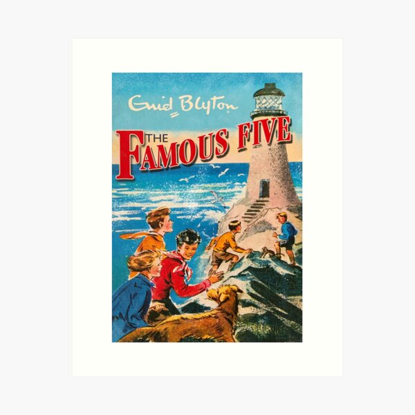Aperçu de l'œuvre Les cinq célèbres d'Enid Blyton créée et vendue par booksnbobs.