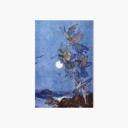 Artikelvorschau, Feen im Mondlicht – Edmund Dulac entworfen und verkauft von forgottenbeauty.