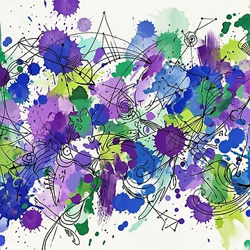Artwork thumbnail, Color harmony in free flow by Sigtrix