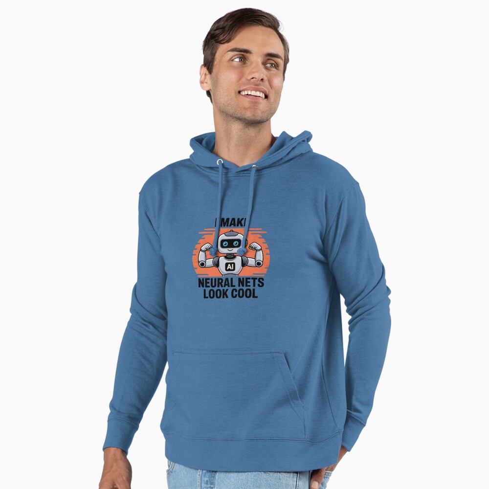Vista previa del artículo con la obra «Sudadera ligera con capucha», diseñado y vendido por Jollys-ArtShop.
