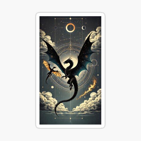 Aperçu de l'œuvre Dragons créée et vendue par PixeInk.