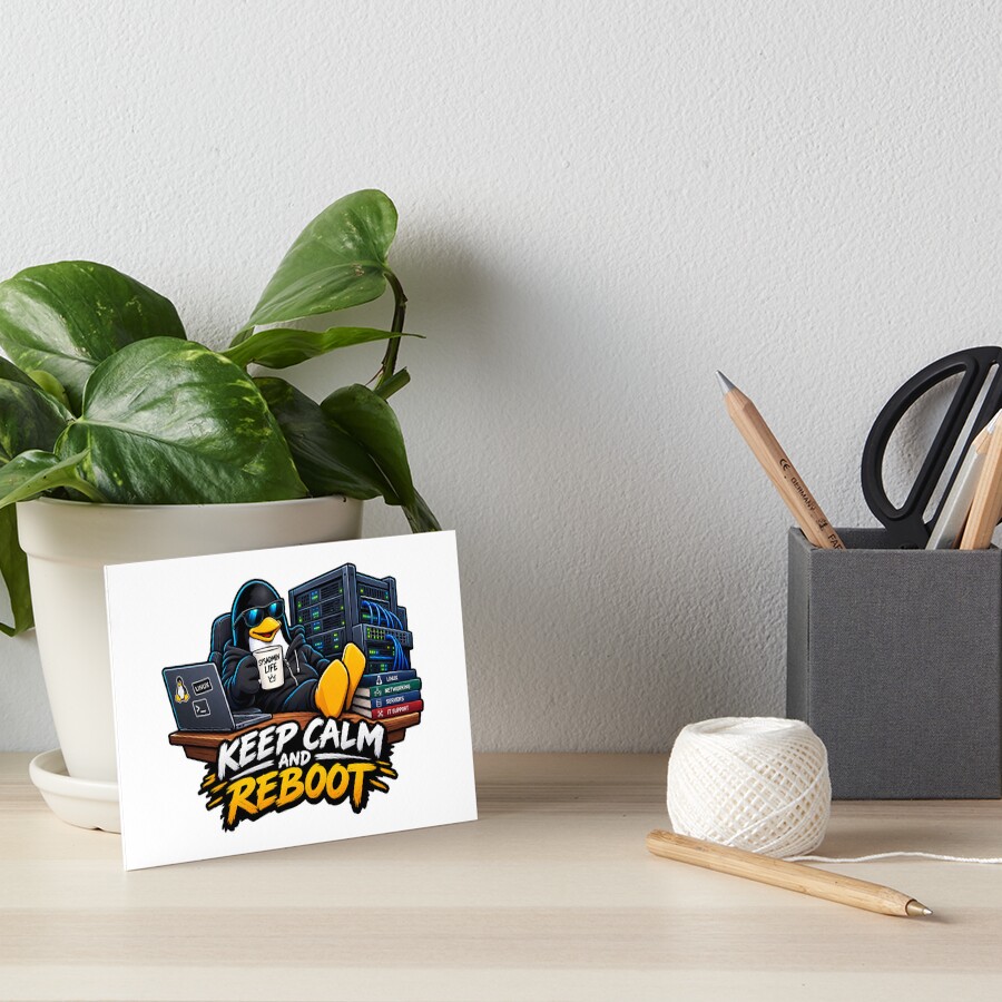 Item preview, Art Board Print designed and sold by TBillMAG — Retro Tech & IT Humor.