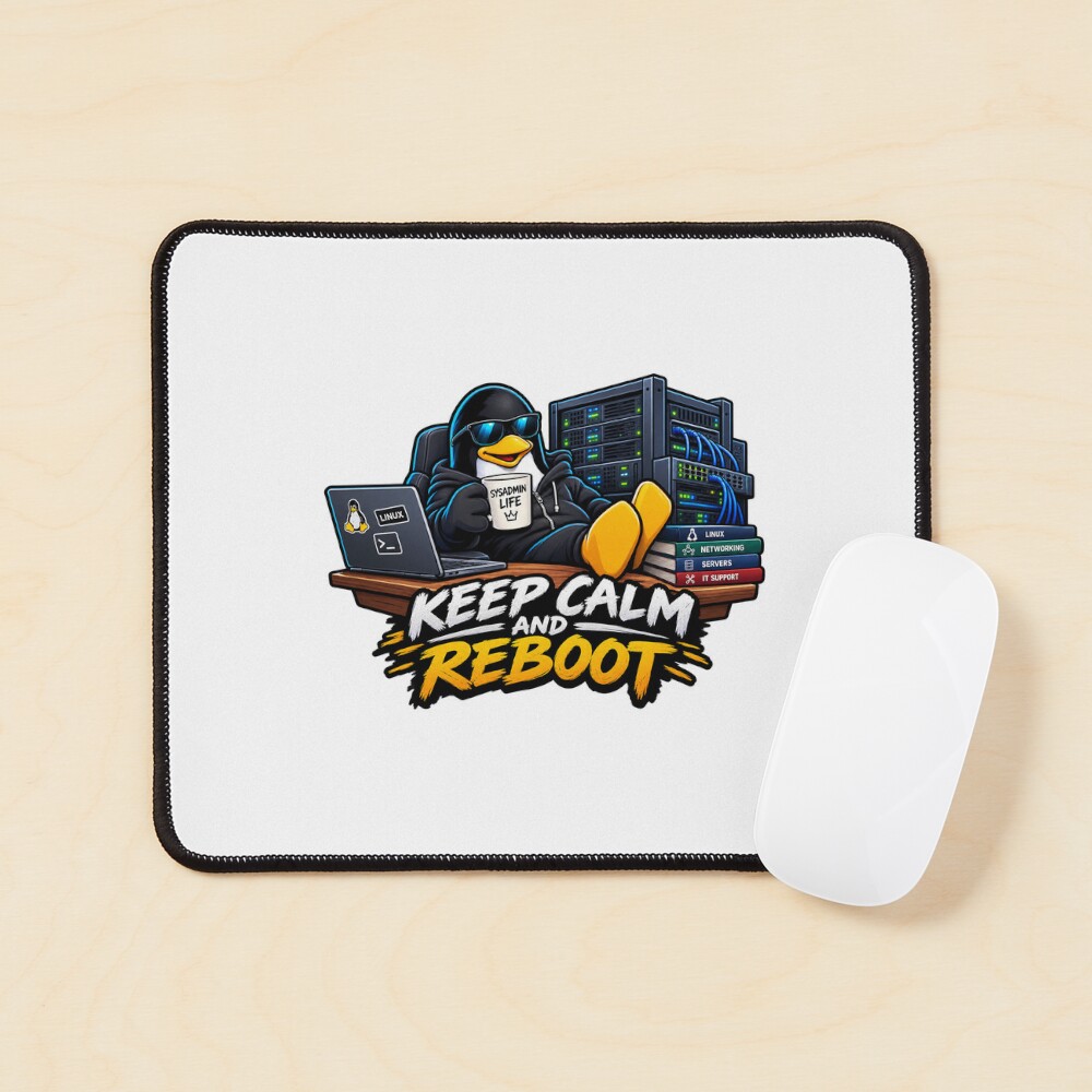 Item preview, Mouse Pad designed and sold by TBillMAG — Retro Tech & IT Humor.