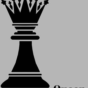 Artwork thumbnail, Chess Queen Crown by PatternAndPawn