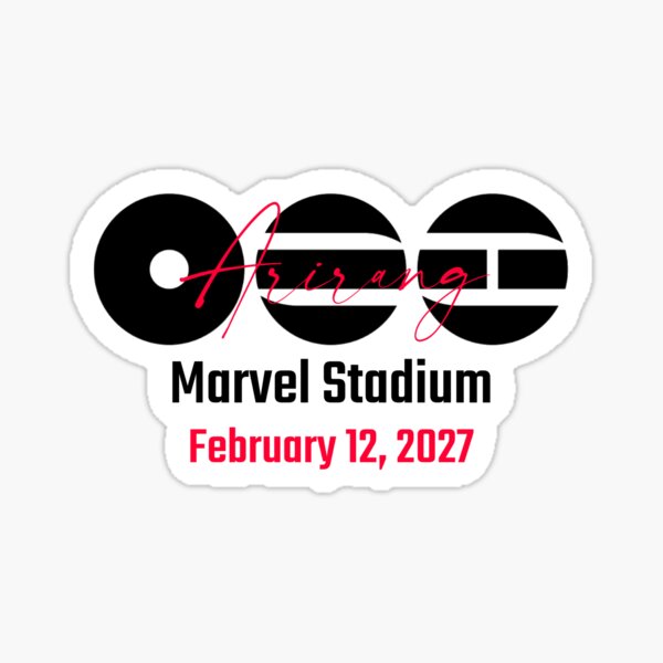 Aperçu de l'œuvre BTS Arirang World Tour Marvel Stadium D2 créée et vendue par MochiNelly Designs.