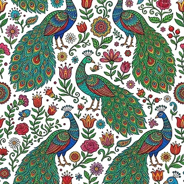 Artwork thumbnail, PEACOCKS by likbatonboot