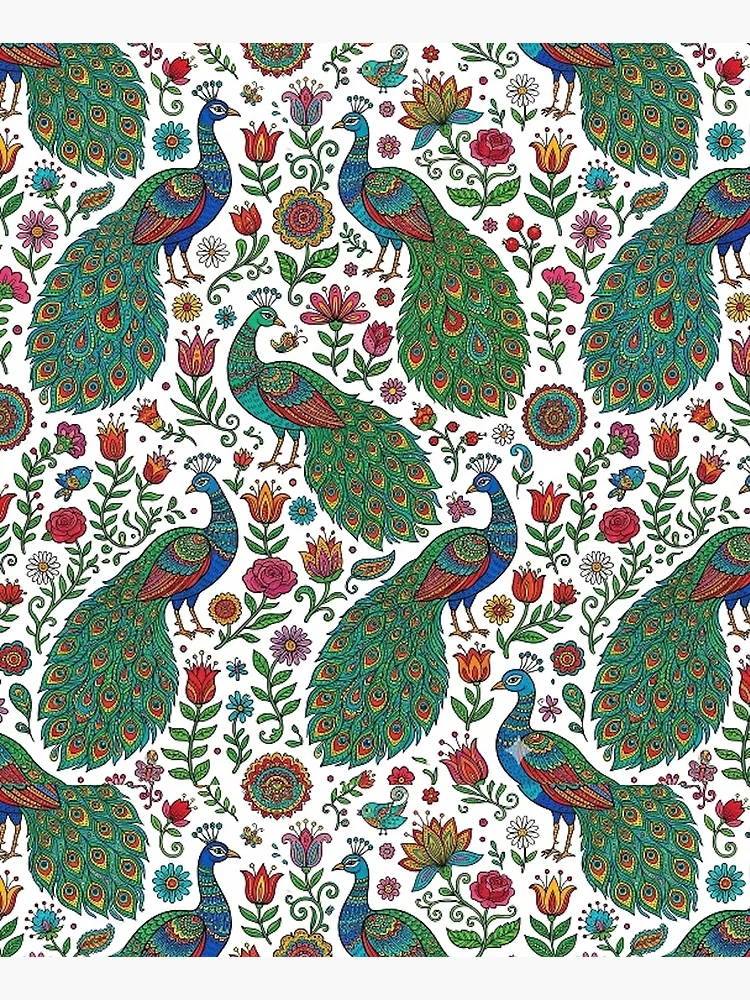 Thumbnail 6 of 6, Apron, PEACOCKS designed and sold by likbatonboot.
