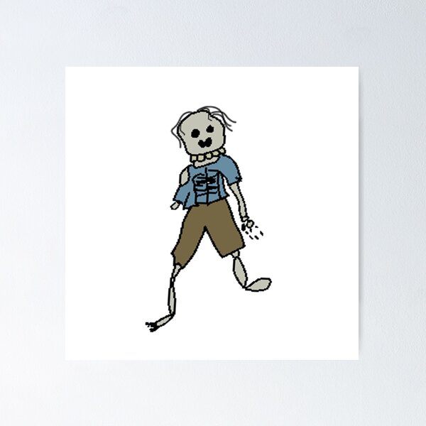 Item preview, Esqueleto zombi Stanley designed and sold by DoubleZZ.
