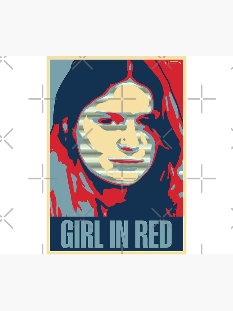 Imagen 3 de 3, Póster con la obra Chica en rojo, diseñada y vendida por DFA.