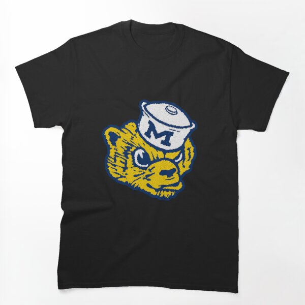 Aperçu de l'œuvre Croquis rétro des Michigan Wolverines Actifs créée et vendue par NeonHouses.