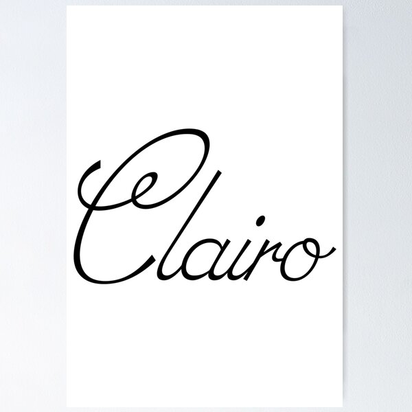 Item preview, Productos Clairo Logotipo de Clairo designed and sold by khallidaart.