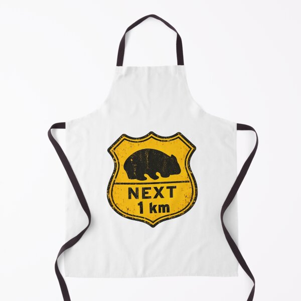 Item preview, Wombat Next 1 Km Australian Road Sign Wildlife Travel designed and sold by HumansStuck12.