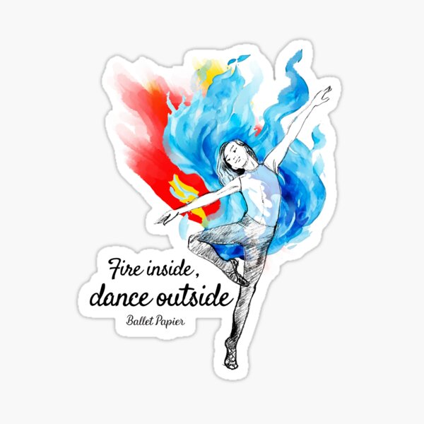 Item preview, Fuego por dentro, danza por fuera designed and sold by Ballet Papier.