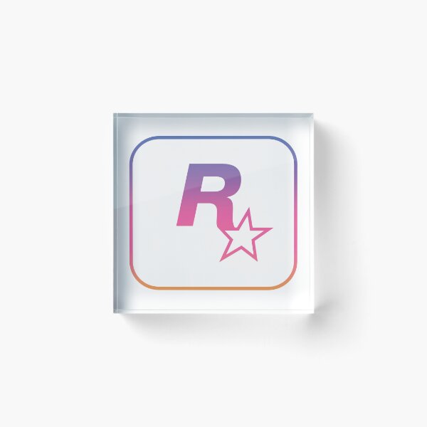 Item preview, Rockstar Games GTA 6 Sunset Inverse Logo (Transparent Background / No Fill) designed and sold by BubblePopRed.