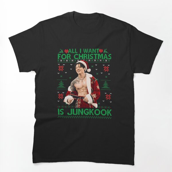 Item preview, Todo lo que quiero para Navidad es a Jungkook, suéter navideño feo de BTS Kpop designed and sold by BalouEdison.