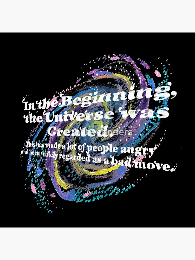 Imagen 2 de 2, Bolsa de tela con la obra "La historia hasta ahora" || Cita de Douglas Adams, diseñada y vendida por ethanvsanders.