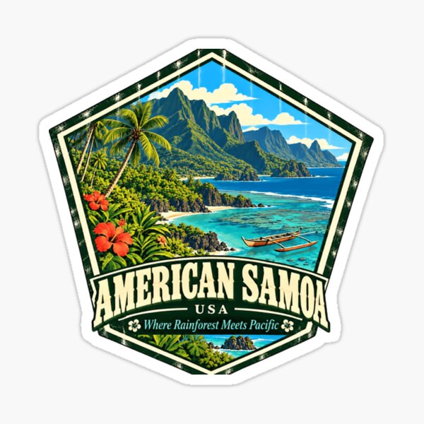 Aperçu de l'œuvre Samoa américaines (États-Unis) : là où la forêt tropicale rencontre le Pacifique, île de vacances créée et vendue par Simsimah26Parks.