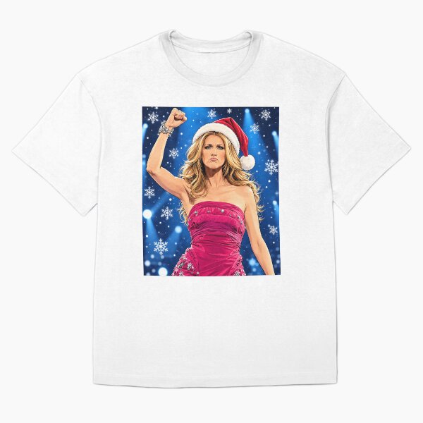 Aperçu de l'œuvre Céline Dion en mode Noël (fan art) créée et vendue par PopCultureAndStuff.