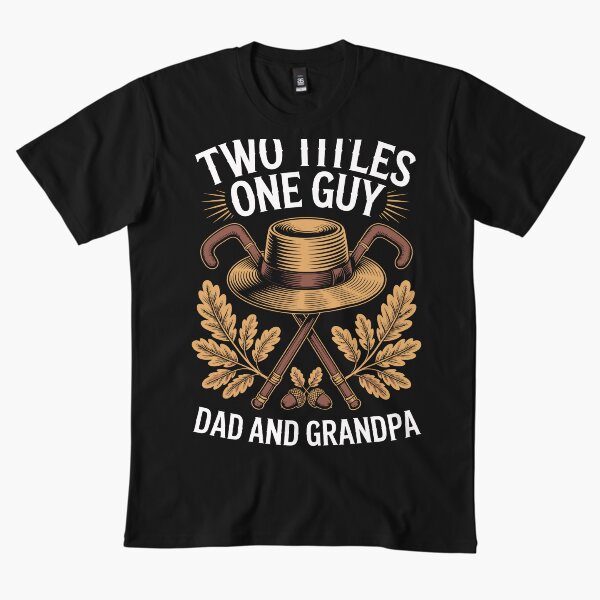 Item preview, Two Titles One Guy Dad And Grandpa – Vintage Hat Art designed and sold by jkrphoto.