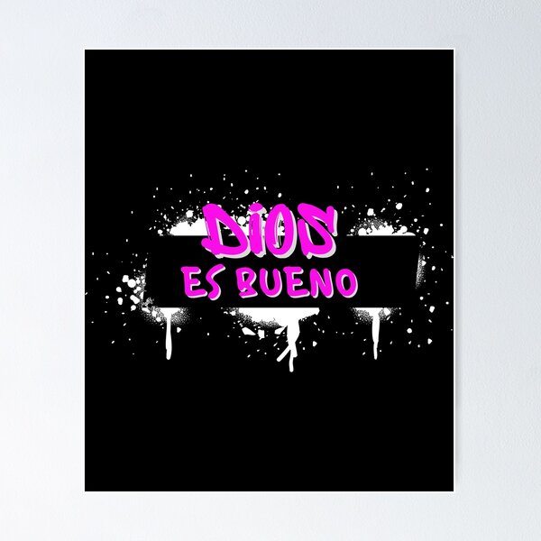 Item preview, Dios es bueno designed and sold by bible-prints.