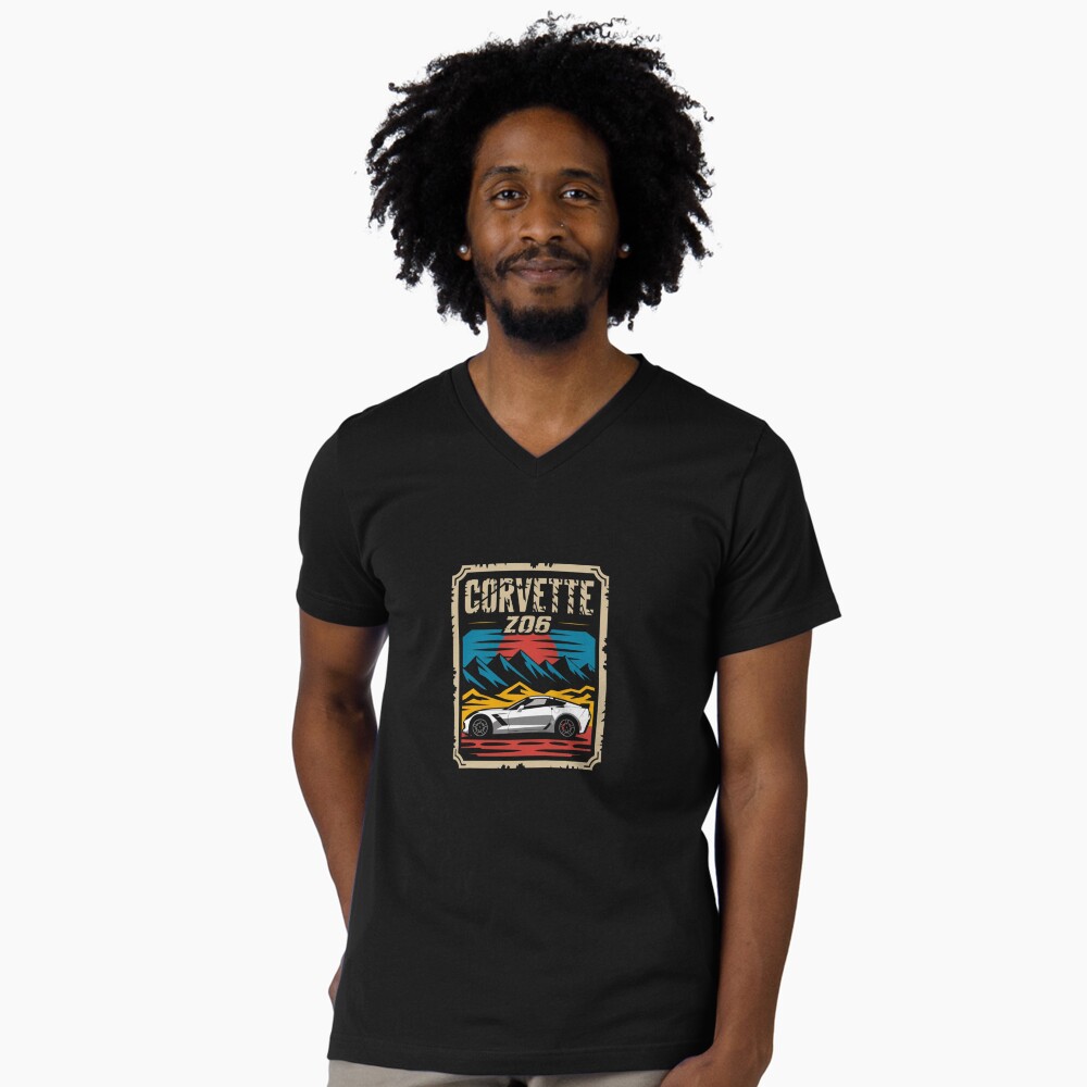 Vista previa del artículo con la obra «Camiseta de cuello en V», diseñado y vendido por Clothpoints02.