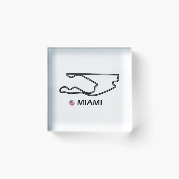 Item preview, Esquema del circuito del Autódromo Internacional de Miami designed and sold by kangses.