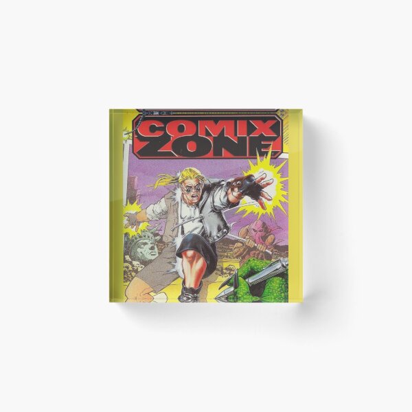 Item preview, Comix Zone | Diseño de juegos retro de Sega Genesis Mega Drive | Regalo clásico de nostalgia de los 90 para gamers designed and sold by Cool Robot Bro..