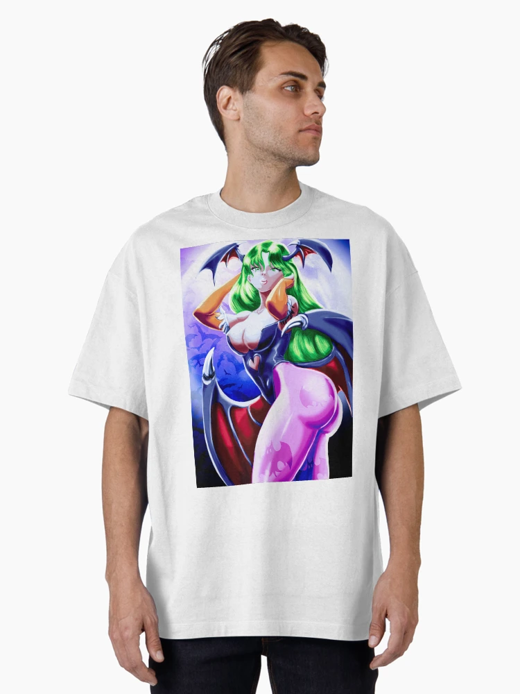 Aperçu 2 sur 7. T-shirt oversize avec l'œuvre Morrigan créée et vendue par Ftoro-draw.
