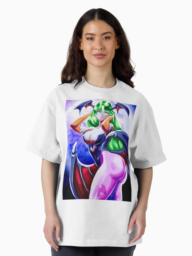 Aperçu 3 sur 7. T-shirt oversize avec l'œuvre Morrigan créée et vendue par Ftoro-draw.