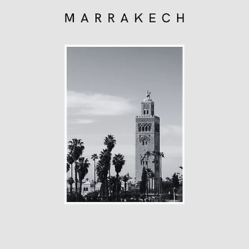 Artwork thumbnail, Marrakech Minimalist Travel Poster by drymartini52