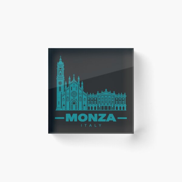 Item preview, Póster con ilustración lineal de Monza, Italia. designed and sold by CMYKStudio.